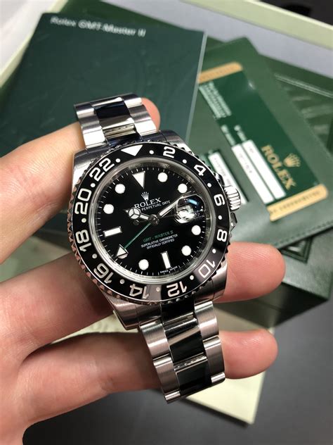 rolex rolex greenwich ii type red black gmt master 116710